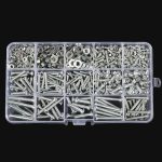 Schrauben, Muttern, Unterlegscheiben, selbstschneidendes Schraubenset, Set B 18 Types 15 Cells, Set C 24 Types 24 Cells, Set D 24 Types 24 Cells, Set E 13 Types 10 Cells, Set F 11 Types 15 Cells, Set G 10 Types 10 Cells