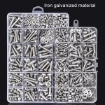 Schrauben, Muttern, Unterlegscheiben, selbstschneidendes Schraubenset, Set B 18 Types 15 Cells, Set C 24 Types 24 Cells, Set D 24 Types 24 Cells, Set E 13 Types 10 Cells, Set F 11 Types 15 Cells, Set G 10 Types 10 Cells – Bild 2