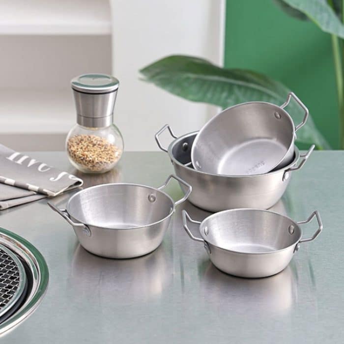 304 Edelstahl verdickte Doppelohr-Suppenschüssel Snackschüssel Fried Chicken Bowl, 12cm, 13cm, 14cm, 17cm – Bild 9