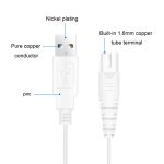 1,25 m für Rasierer/Wassernachfüllgerät USB TTo 8-Figure Tail Ladekabel Netzkabel – Bild 5