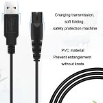 1,25 m für Rasierer/Wassernachfüllgerät USB TTo 8-Figure Tail Ladekabel Netzkabel – Bild 6