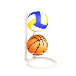 Basketball-Aufbewahrungsregal, Volleyball-Ständerhalter, 2 Layers White, 2 Layers Black, 3 Layers Black, 3 Layers White, 4 Layers White, 4 Layers Black
