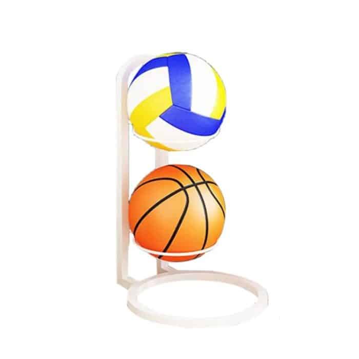 Basketball-Aufbewahrungsregal, Volleyball-Ständerhalter, 2 Layers White, 2 Layers Black, 3 Layers Black, 3 Layers White, 4 Layers White, 4 Layers Black – Bild 1