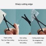 Nasenhaarschere für Männer, runde Spitze, Nasenhaartrimmer, manuelle Trimmschere, Deep Black, Bright Silver – Bild 9