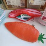 3D-Simulationszutaten, Gemüse-Plüsch-Bleistiftbeutel, großes Stiftetui, Studenten-Briefpapier, Cabbage, Bamboo Shoots, Carrot, Bitter Melon, Pork – Bild 5