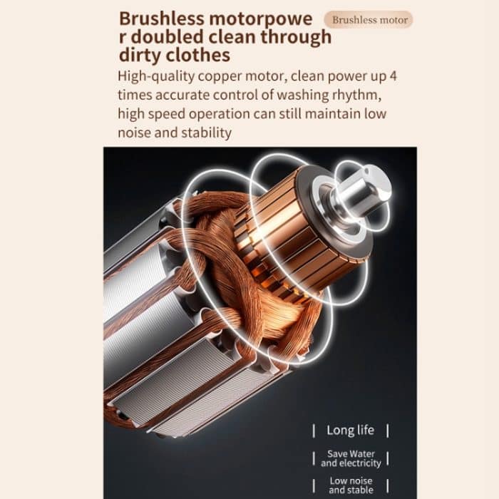 Kleine tragbare Unterwäsche-Waschmaschine für den Haushalt, US Plug, EU Plug, UK Plug – Bild 11