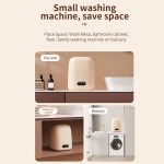 Kleine tragbare Unterwäsche-Waschmaschine für den Haushalt, US Plug, EU Plug, UK Plug – Bild 12