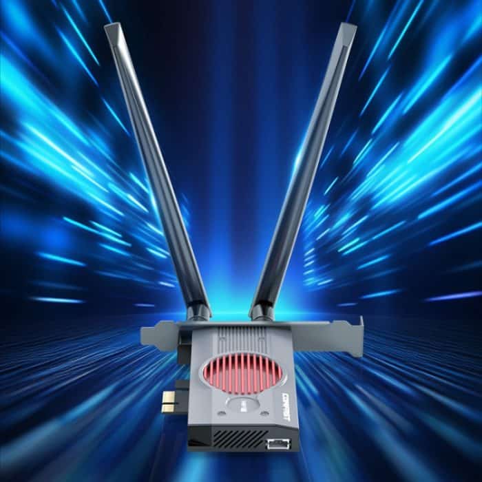 COMFAST BE200MAX 8774 Mbit/s WiFi7-Netzwerkkarte Bluetooth 5.4 Tri-Band PCIE WiFi-Empfänger – Bild 2