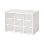 Transparent Desktop Kleine Objekte Fach Schublade Organizer Haar Zubehör Lagerung Fall, 9 Grids White, 9 Grids Rose, 9 Grids Pink, 6 Grids White, 6 Grids Rose, 6 Grids Pink