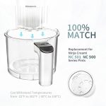 Für Ninja Creami Deluxe NC500 / NC501 4 Stück/Set 24Oz Eiscremebehälter – Bild 3