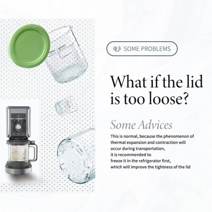 Für Ninja Creami Deluxe NC500 / NC501 4 Stück/Set 24Oz Eiscremebehälter – Bild 5