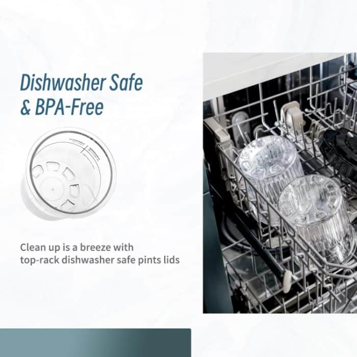 Für Ninja Creami Deluxe NC500 / NC501 4 Stück/Set 24Oz Eiscremebehälter – Bild 6