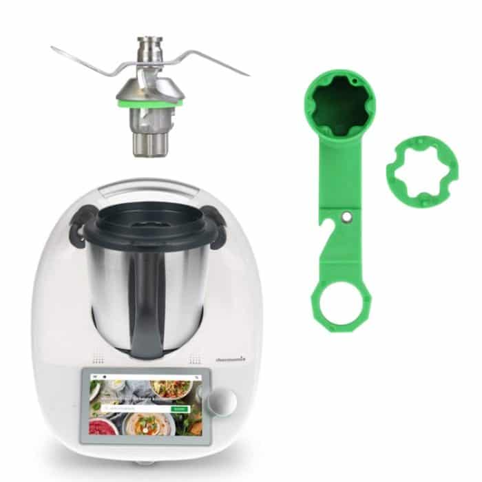 Für VorWerk Thermomix TM5 TM6 TM21 TM31 Schraubenschlüssel-Teiglöser, TM5 / TM6 TM21 TM31 Green, TM5 / TM6 TM21 TM31 Black – Bild 2