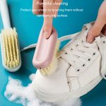 Haushalts-Schuhbürste mit langem Griff, aufhängbar, multifunktionale Reinigungsbürste mit weichen Borsten – Bild 7