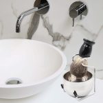 3 teile/satz Männer Schaum Manuelle Holzgriff Bart Pinsel Set, Nylon Wool Black, Nylon Wool Silver, Badger Hair Silver, Badger Hair Black – Bild 8