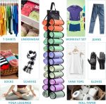 Doppelseitige 24-Gitter-Aufbewahrungstasche zum Aufhängen, Hängeaufbewahrung, Schrank hinter der Tür, Aufbewahrungsorganisator – Bild 8