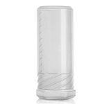 Transparente Aufbewahrungsröhre für Reise-Bartbürsten aus Kunststoff