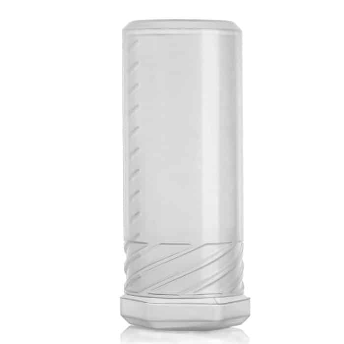 Transparente Aufbewahrungsröhre für Reise-Bartbürsten aus Kunststoff – Bild 1