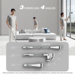 Multifunktionale lange und kurze elektrische Reinigungsbürste mit doppeltem Verwendungszweck für Küche, Bad, Fenster und Bodenbürste – Bild 6