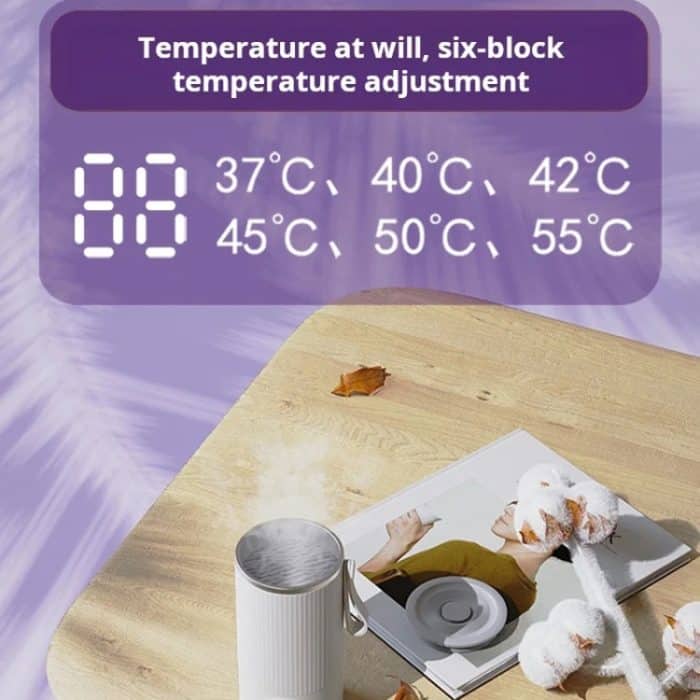 Kabelloser Milchwärmer, Heizmixbecher für die Zubereitung von Kaffee/Müsli/Medizin – Bild 3