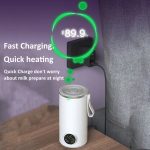 Kabelloser Milchwärmer, Heizmixbecher für die Zubereitung von Kaffee/Müsli/Medizin – Bild 6