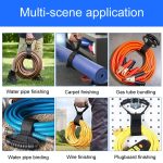 Beschwertes Aufbewahrungs-Packband, tragbarer Schlauch-Organisations-Bindegurt, S, M, L – Bild 8