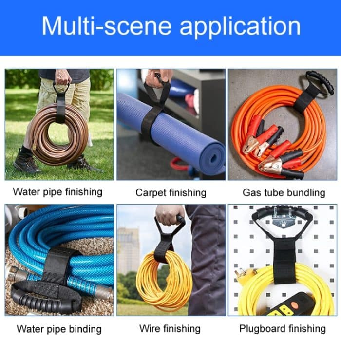 Beschwertes Aufbewahrungs-Packband, tragbarer Schlauch-Organisations-Bindegurt, S, M, L – Bild 8