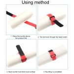 10 Stück Nylon-Kabelaufbewahrungsband mit umgekehrter Schnalle, fester Verpackungsgurt, Red 20 x 150mm, Red 20 x 200mm, Red 20 x 300mm, Red 25 x 200mm, Red 25 x 300mm, Red 25 x 400mm, Blue 20 x 150mm, Blue 20 x 200mm, Blue 20 x 300mm, Blue 25 x 200mm... – Bild 4