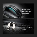 Bopai 61-17311 Erstschichtiger Laptop-Rucksack aus Rindsleder mit großem Fassungsvermögen und USB+Typ-C-Anschluss, 61-17311 – Bild 9