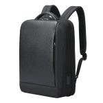 Bopai AL-61-122631B Laptop-Rucksack aus Rindsleder mit großer Kapazität und USB+Typ-C-Anschluss, AL-61-122631B