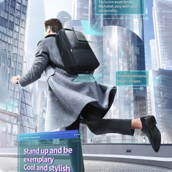 Bopai 61-26111 Business-Laptop-Rucksack für Pendler mit großer Kapazität und USB+Typ-C-Anschluss, 61-26111 – Bild 11