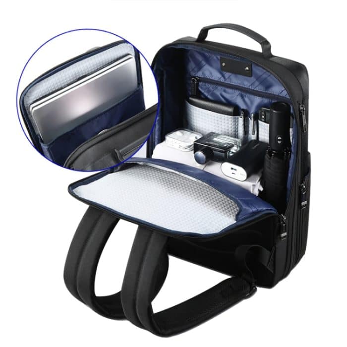 Bopai 61-26111 Business-Laptop-Rucksack für Pendler mit großer Kapazität und USB+Typ-C-Anschluss, 61-26111 – Bild 5