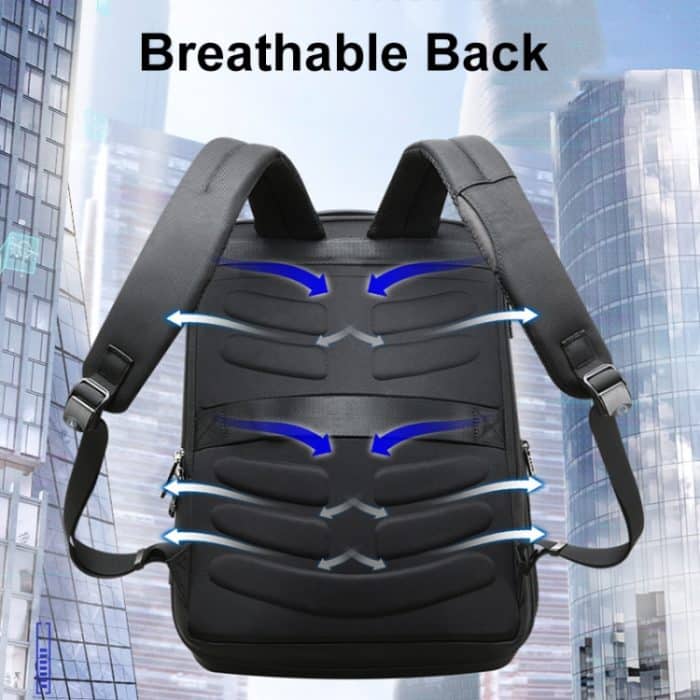 Bopai 61-26111 Business-Laptop-Rucksack für Pendler mit großer Kapazität und USB+Typ-C-Anschluss, 61-26111 – Bild 6