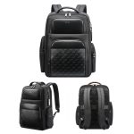 Bopai 61-91911 Wasserdichter Business-Laptop-Rucksack mit großer Kapazität und USB+Typ-C-Anschluss, 61-91911 – Bild 2