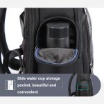 Bopai 61-91911 Wasserdichter Business-Laptop-Rucksack mit großer Kapazität und USB+Typ-C-Anschluss, 61-91911 – Bild 7