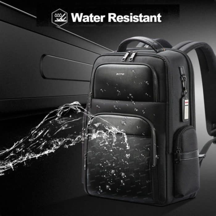 Bopai 61-91911 Wasserdichter Business-Laptop-Rucksack mit großer Kapazität und USB+Typ-C-Anschluss, 61-91911 – Bild 9