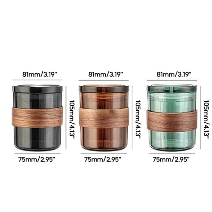 3-in-1-Kaffeemaschine mit Filterbecher für Camping, Reisen, Büro, Gradient Black, Aqua Green, Coffee, With Bag Gradient Black, With Bag Aqua Green, With Bag Brown – Bild 8