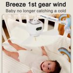 Mini-Deckenventilator, tragbarer Campingventilator mit Licht und Fernbedienung, eingebauter 8000-mAh-Akku – Bild 3