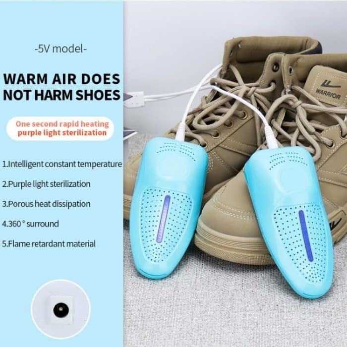 Elektrischer Schuhtrockner mit UV-Sterilisation, angetrieben durch 5V USB – Bild 2