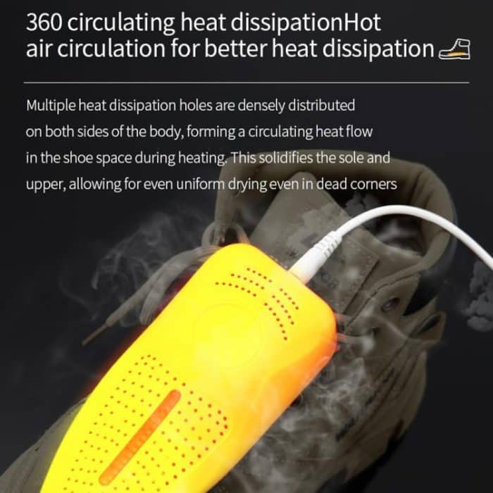 Elektrischer Schuhtrockner mit UV-Sterilisation, angetrieben durch 5V USB – Bild 5