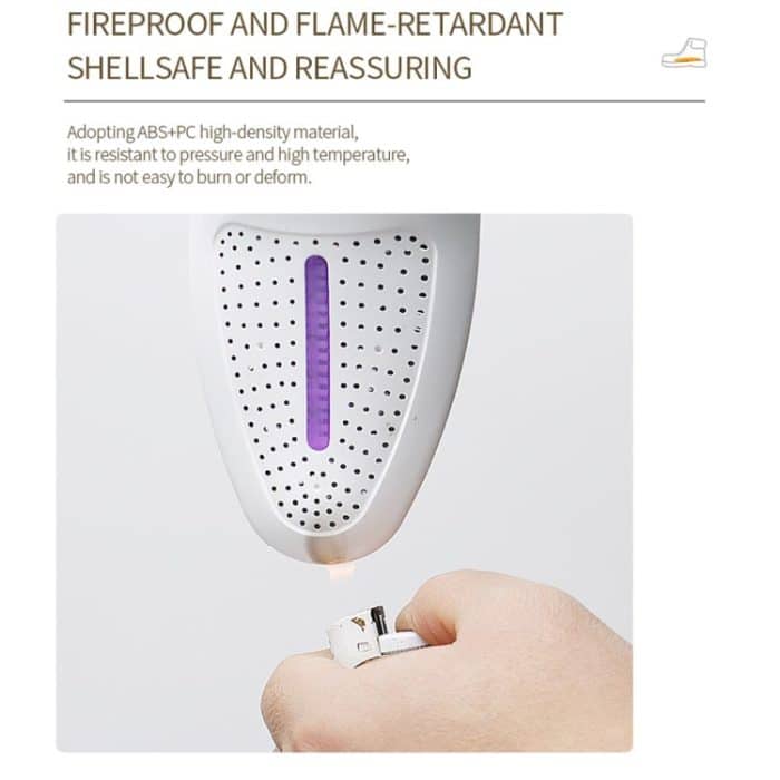 Elektrischer Schuhtrockner mit UV-Sterilisation, angetrieben durch 5V USB – Bild 6