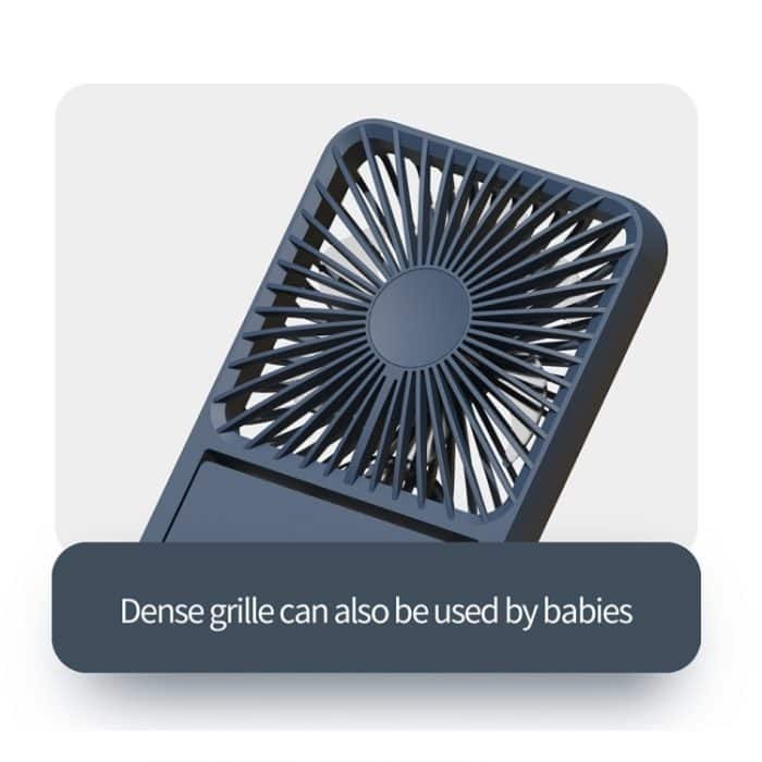 HX-123 USB-Aufladung, wandmontierter, zusammenklappbarer, dünner und leichter kleiner Desktop-Lüfter – Bild 2