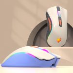 XUNSVFOX XYH52 Kabellose Dual-Mode-Maus, wiederaufladbare und leise Büro-Gaming-Maus – Bild 2