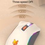 XUNSVFOX XYH52 Kabellose Dual-Mode-Maus, wiederaufladbare und leise Büro-Gaming-Maus – Bild 4