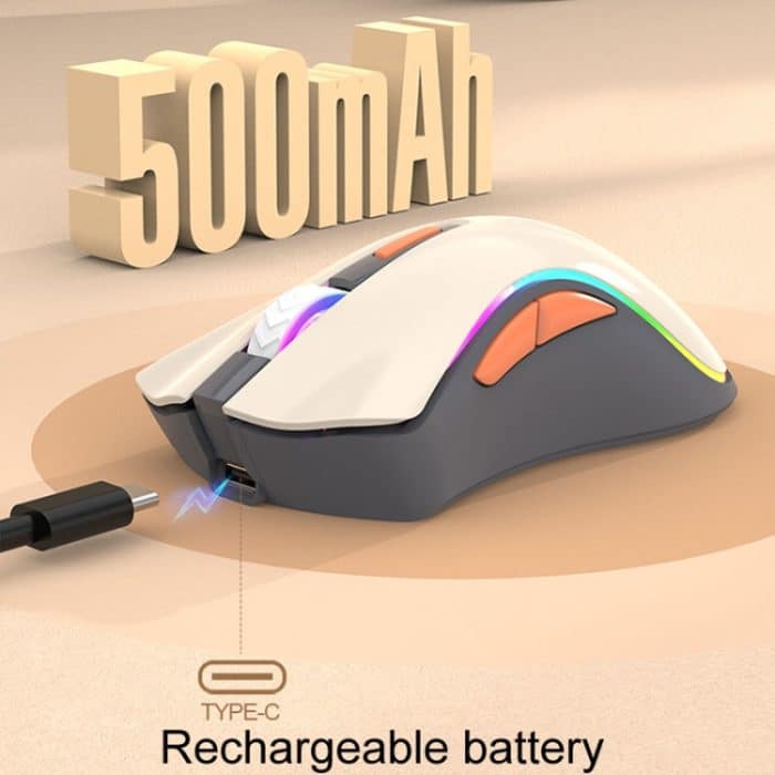 XUNSVFOX XYH52 Kabellose Dual-Mode-Maus, wiederaufladbare und leise Büro-Gaming-Maus – Bild 8