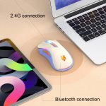 XUNSVFOX XYH52 Kabellose Dual-Mode-Maus, wiederaufladbare und leise Büro-Gaming-Maus – Bild 9