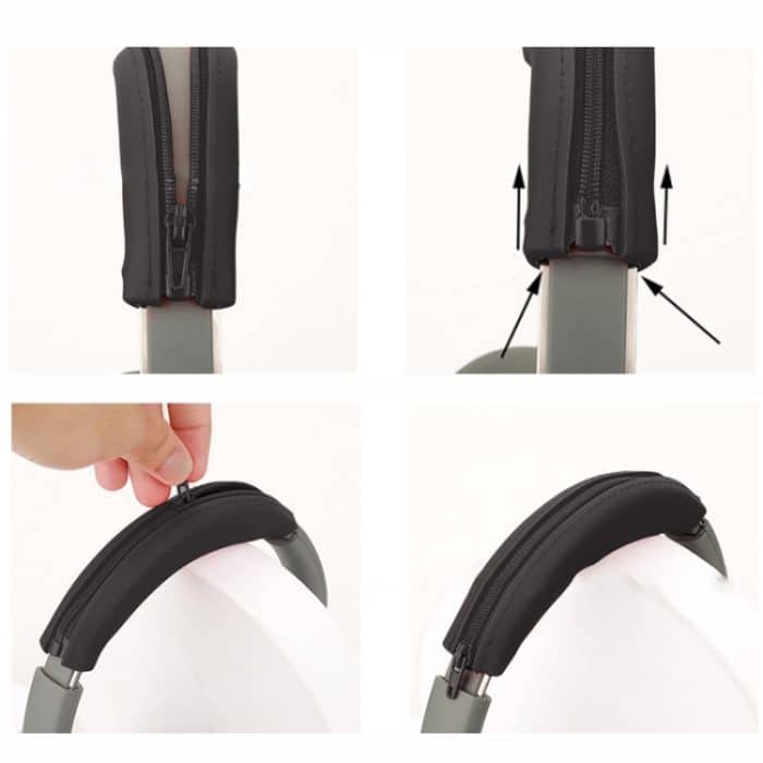 Für Sony ULT Wear WH-Ult900N Headset-Kopfband-Abdeckung, Ersatzteil, Headband Black, Headband White, Headband Red, Headband Deep Blue, Headband Beige – Bild 5