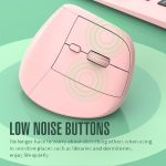 XUNSVFOX H5 Aufrechte vertikale Dual-Mode-Maus, wiederaufladbare kabellose Business-Büro-Maus – Bild 9