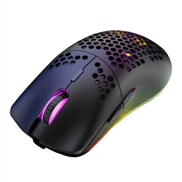 XUNSVFOX XYH80 Hohlloch wiederaufladbare kabellose Gaming-Maus RGB-Licht Computer-Büro-Maus, XYH80 – Bild 1
