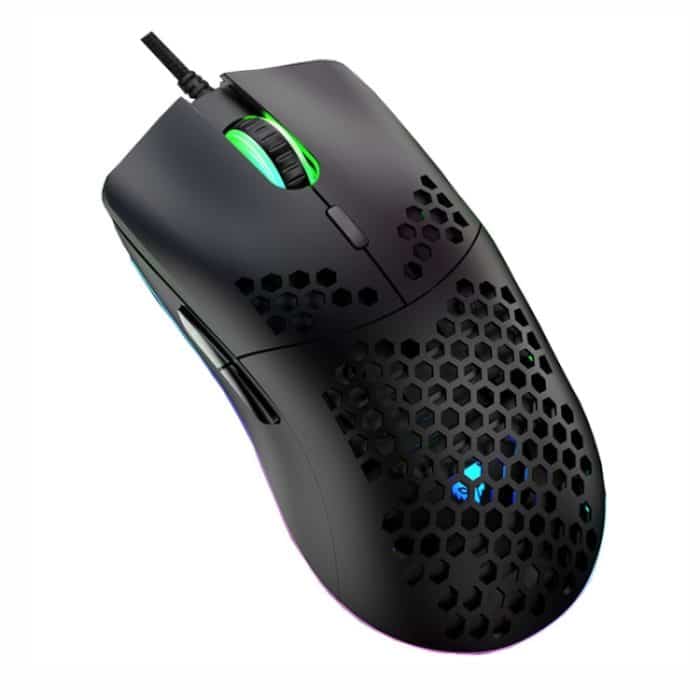 TBD0604776601A.jpg XUNSVFOX XYH90 Wired Hollow Hole Mouse RGB-beleuchtete Makroprogrammierungs-Gaming-Maus, XYH90 – Bild 1